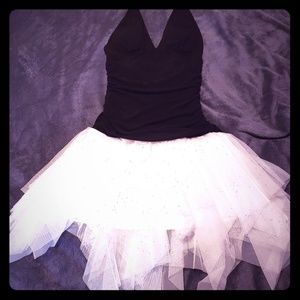 Black and White Tutu Party Dress